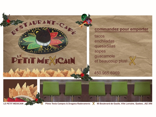 Brochure le Petit Mexicain