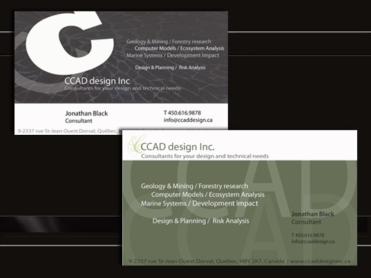 Business Cards - Cartes d'Affaires 1