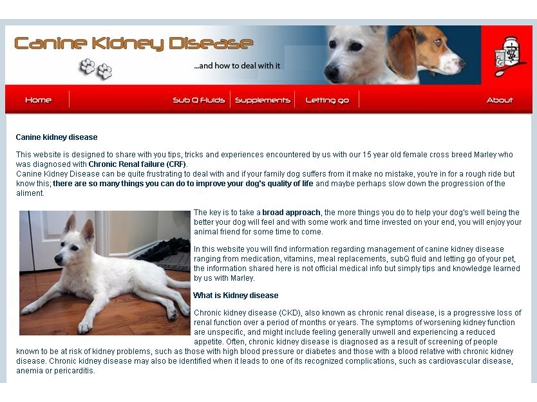 Canine Kidney Disease